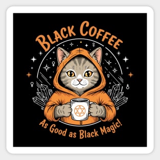 Black Coffee, Black Magic Sticker